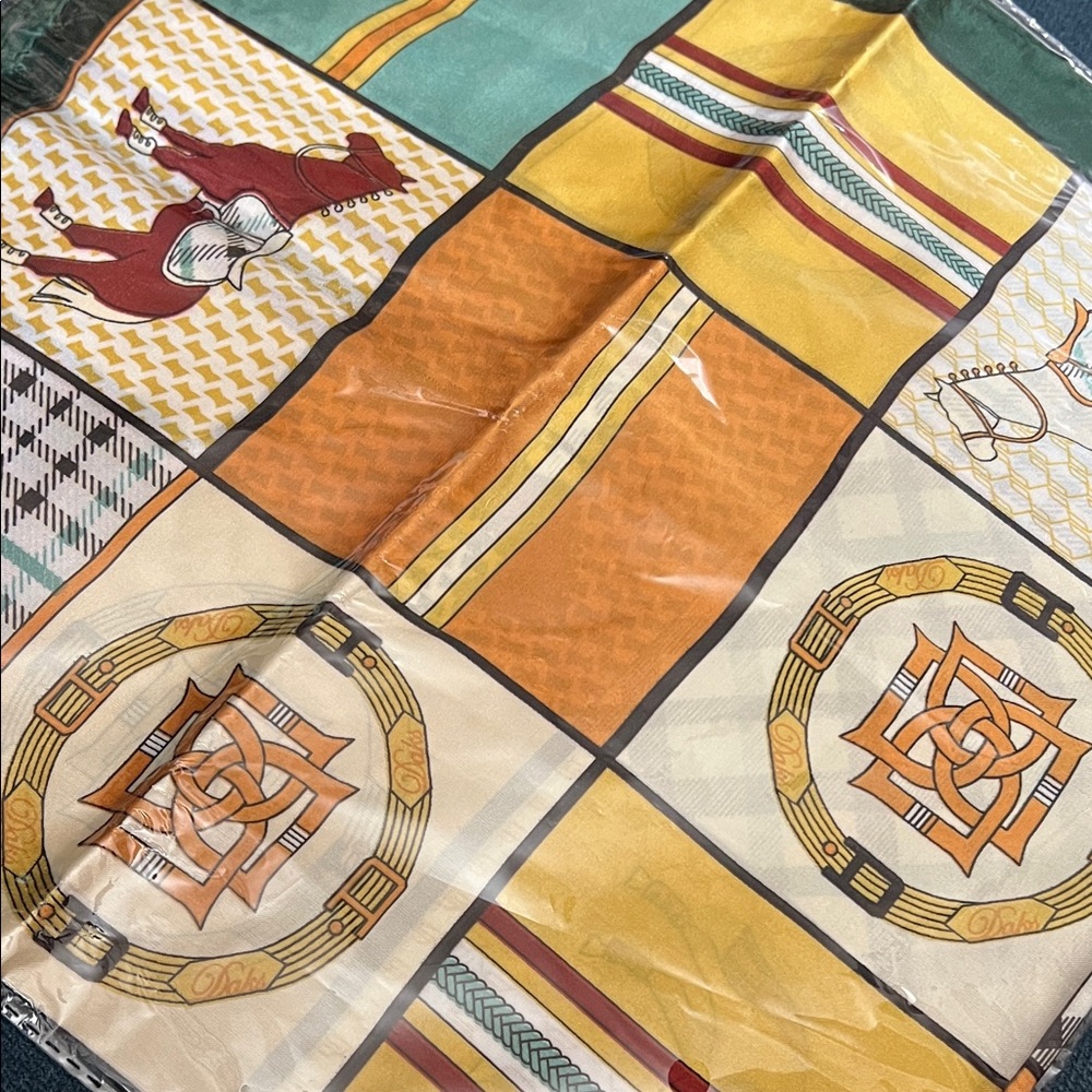 Colorful Equestrian Scarf - Picture 2 of 3